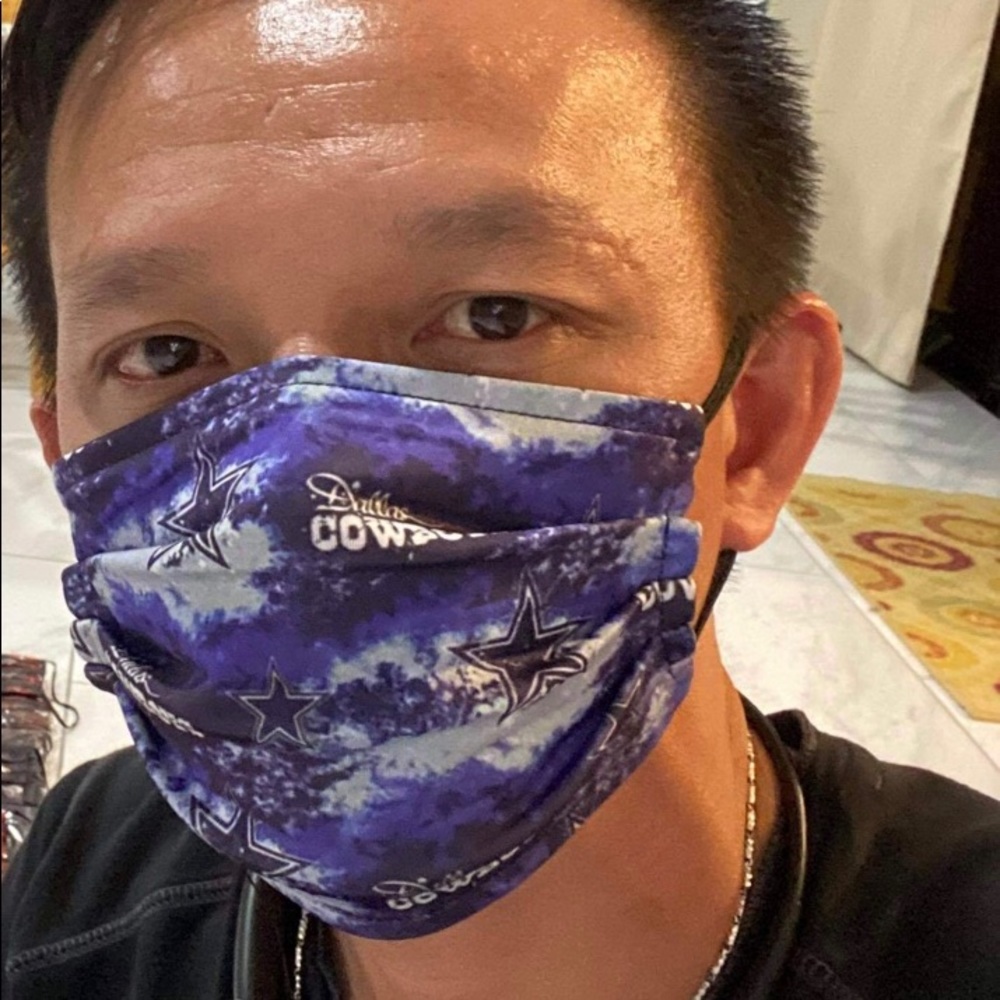 Qty: 5 Masks - Dallas Cowboys NFL Face Covers